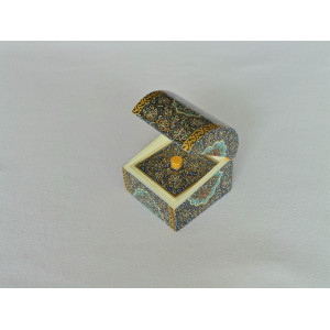 Miniature Hand Painted Jewelry Box - HM1006-Persian Handicrafts