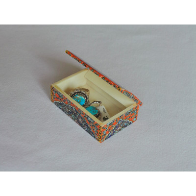 Miniature Hand Painted Jewelry Box - HM1007