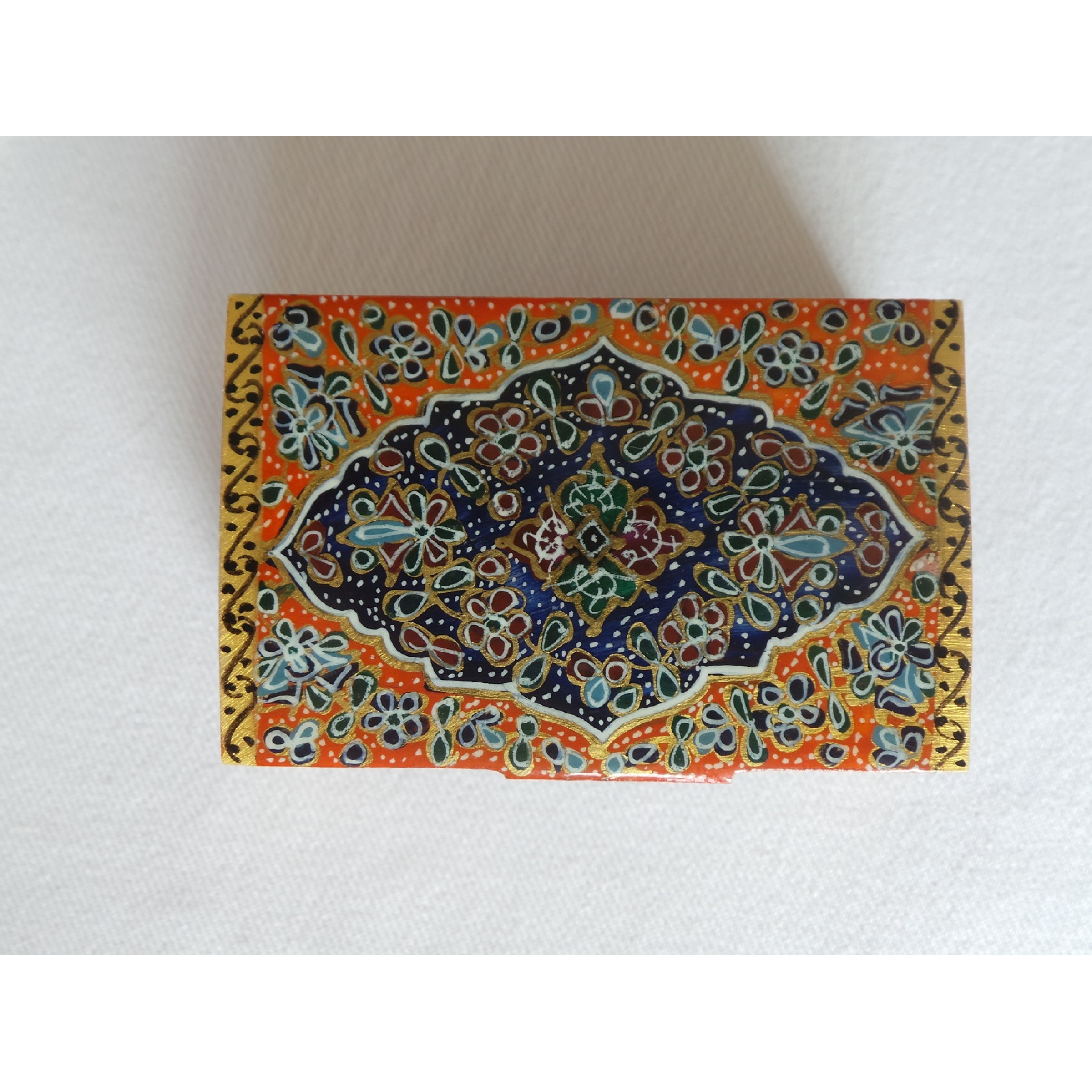 Miniature Hand Painted Jewelry Box - HM1007 - Persiada