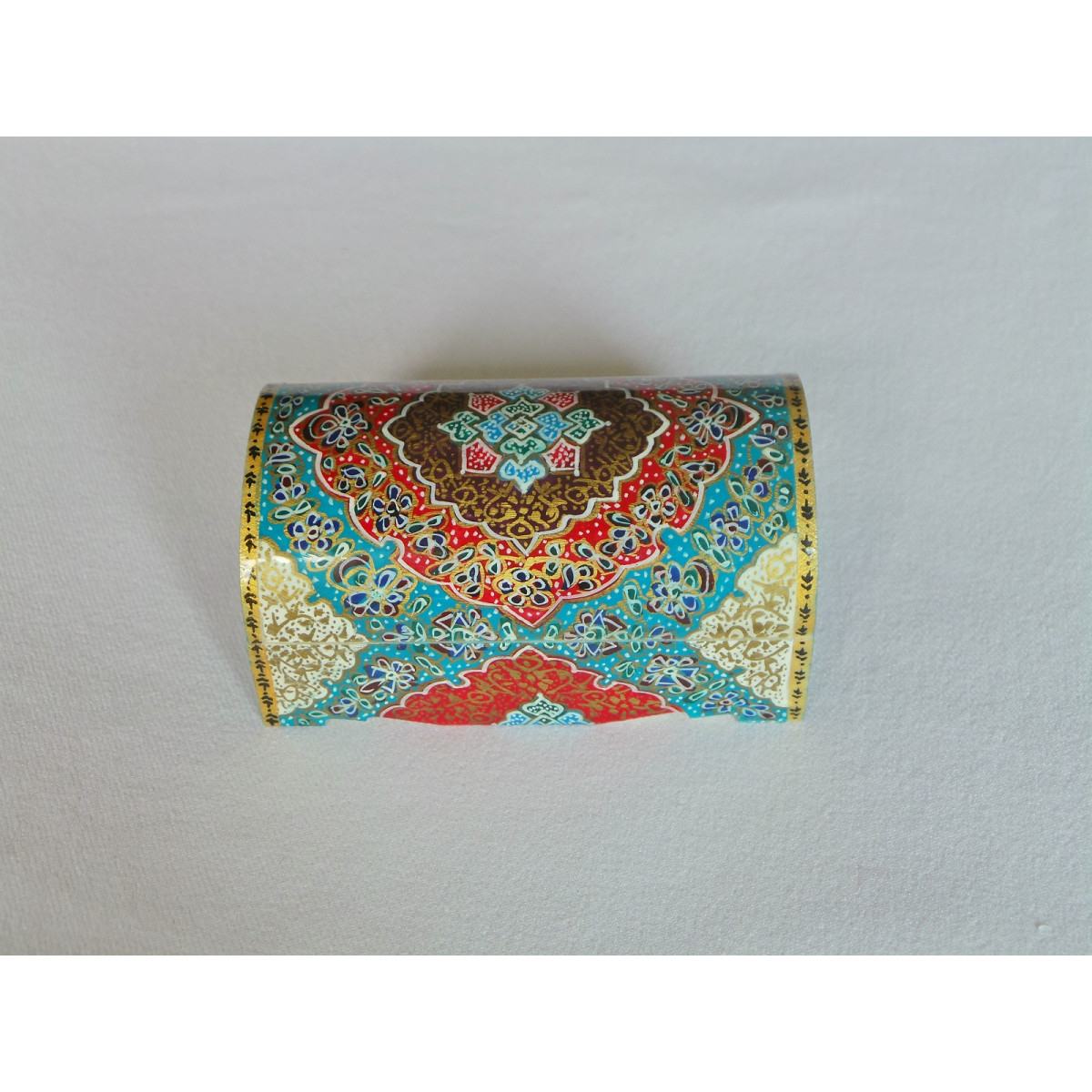 Miniature Hand Painted Jewelry Box - HM1008-Persian Handicrafts