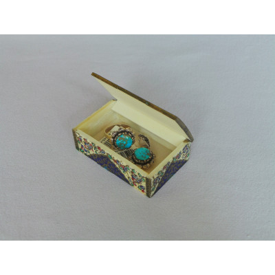 Miniature Hand Painted Jewelry Box - HM1010