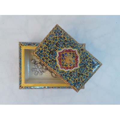 Miniature Hand Painted Jewelry Box - HM3001