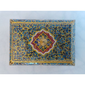 Miniature Hand Painted Jewelry Box - HM3001-Persian Handicrafts
