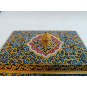 Miniature Hand Painted Jewelry Box - HM3001-Persian Handicrafts