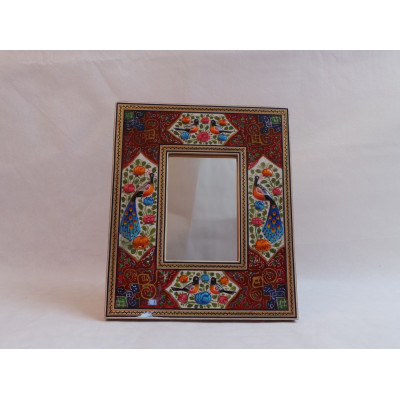 Khatam & Miniature on Framed Mirror - HM3003