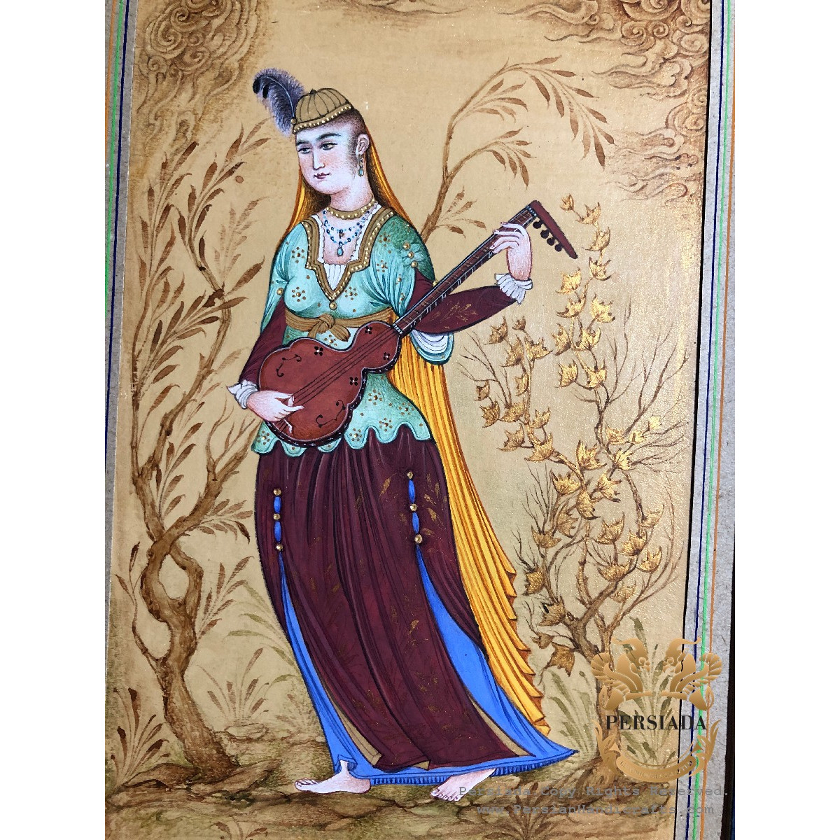 Decorative Frame | Persian Miniature | PHM1002-Persiada Persian Handicrafts