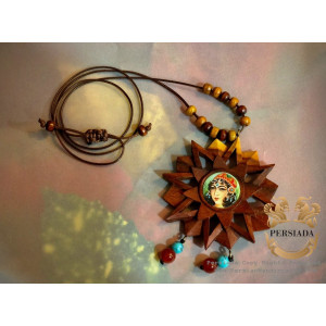 Necklace | Persian Miniature | PHM1006-Persiada Persian Handicrafts