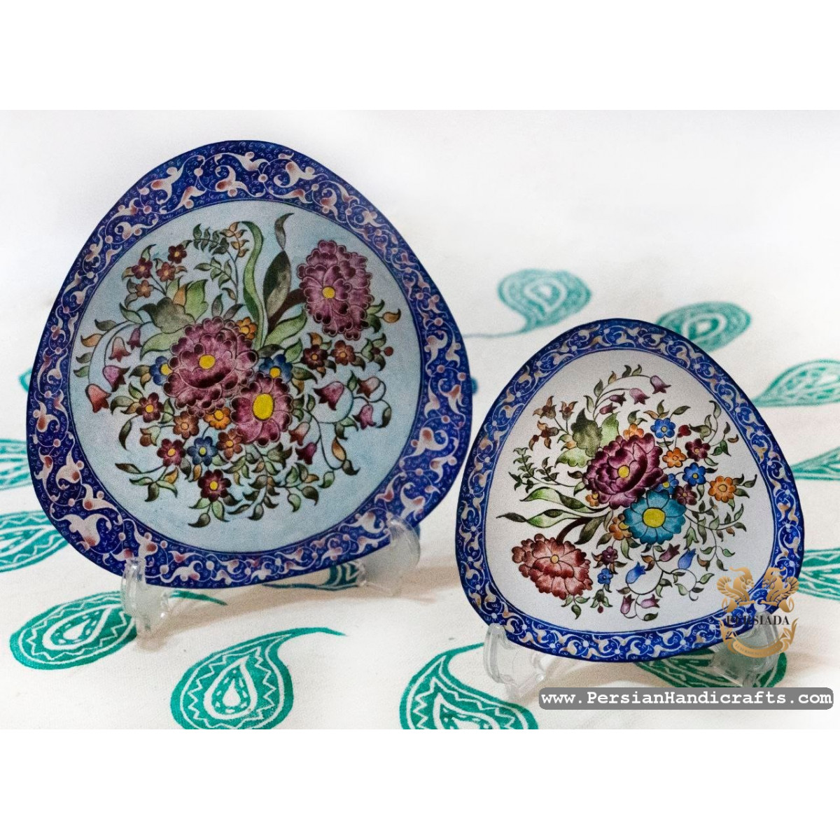 Wall Plate | Hand Painted Minakari | PHE2104-Persian Handicrafts
