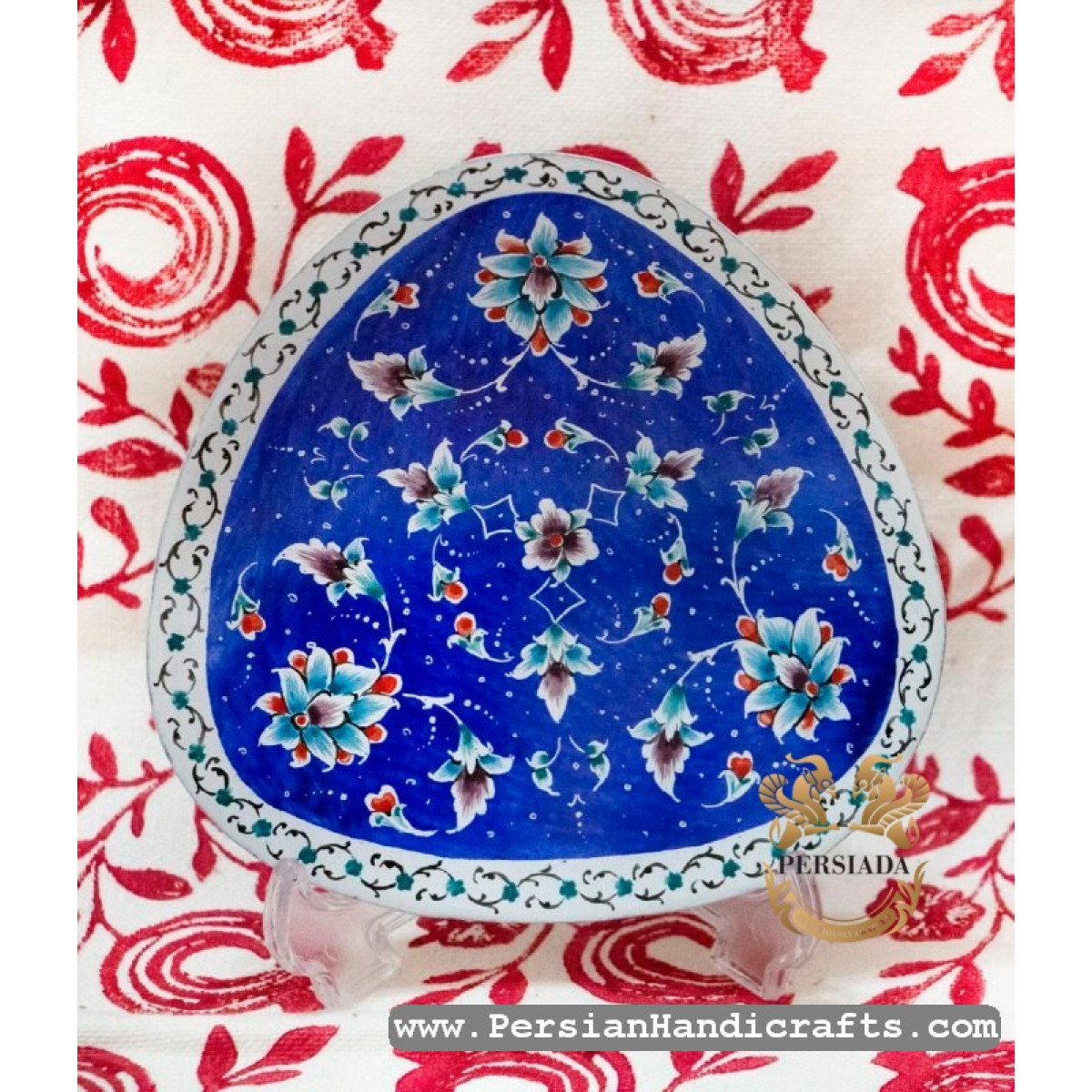 Wall Plate | Hand Painted Minakari | PHE2104-Persian Handicrafts