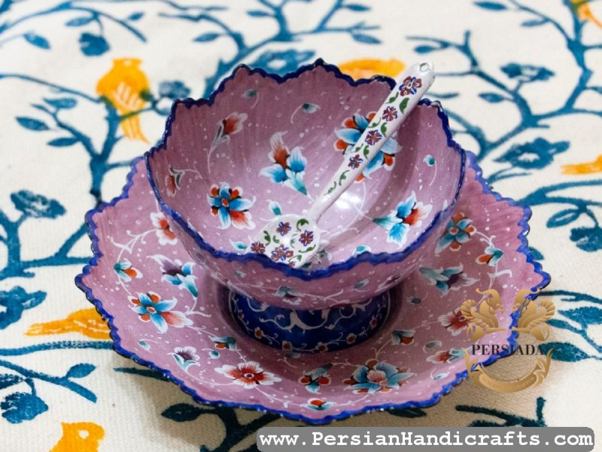 Decorative Bowl & plate Hand Painted Minakari PHE2107 Persiada
