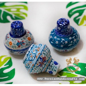 Salt Shaker | Hand Painted Minakari | PHE2110-Persian Handicrafts