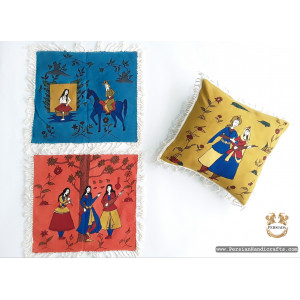 Cushion Cover Tablecloth | Handmade Organic Cotton | PHGH601-Persian Handicrafts
