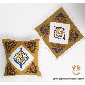 Cushion Cover Tablecloth | Handmade Organic Cotton | PHGH602-Persian Handicrafts