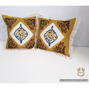 Cushion Cover Tablecloth | Handmade Organic Cotton | PHGH602-Persian Handicrafts