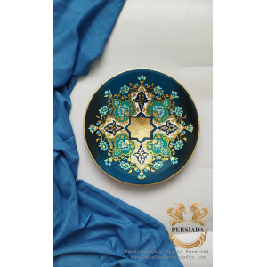 Wall  Plate | Painting On Pottery | PWD1001-Persiada Persian Handicrafts