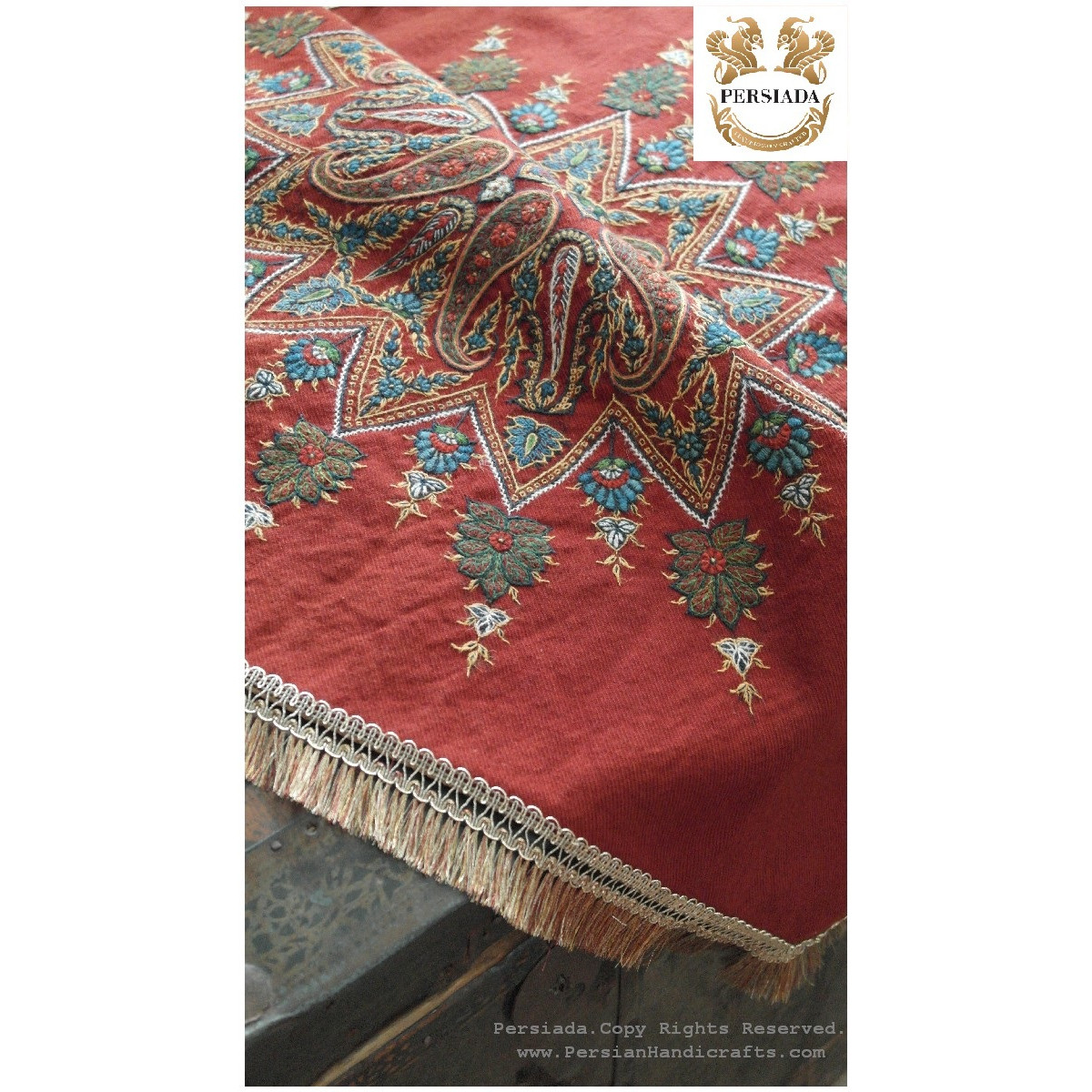 Tablecloth | Pateh Needlework | PHP1008-Persiada Persian Handicrafts