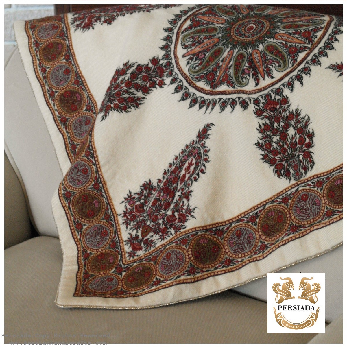 Tablecloth | Pateh Needlework | PHP1014-Persiada Persian Handicrafts