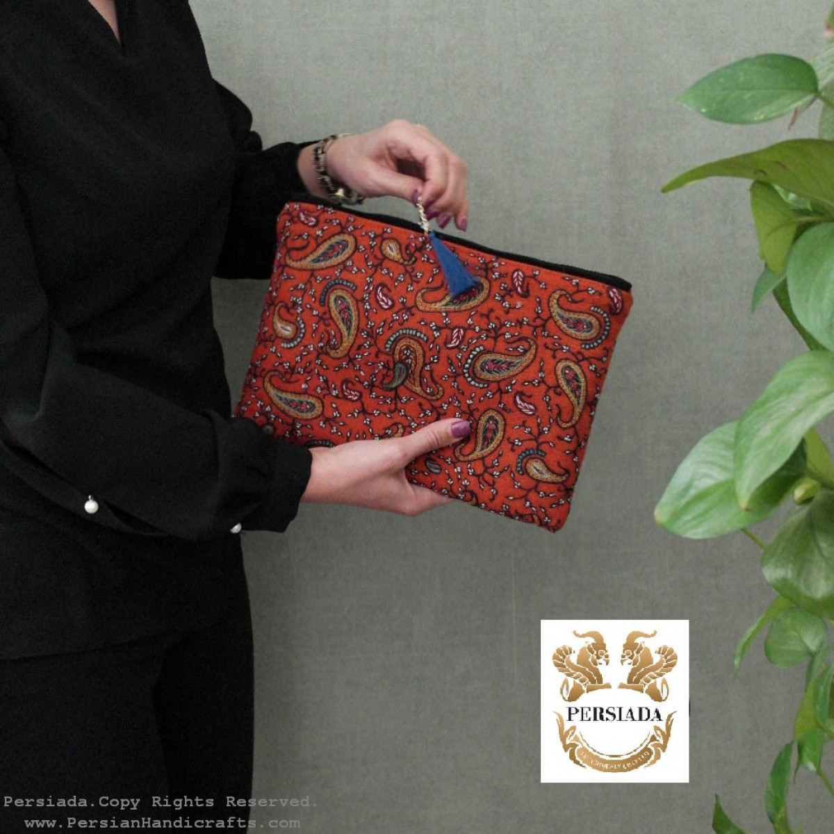 Laptop Cover | Pateh Needlework | PHP1025-Persiada Persian Handicrafts
