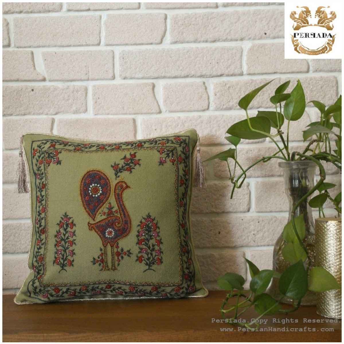 Cushion | Pateh Needlework | PHP1026-Persiada Persian Handicrafts