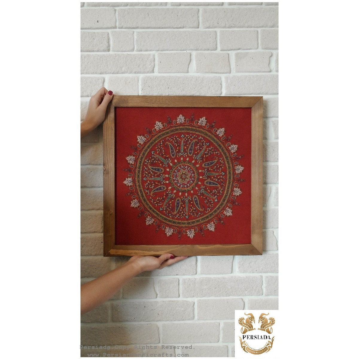 Wall Decor | Pateh Needlework | PHP1033-Persiada Persian Handicrafts