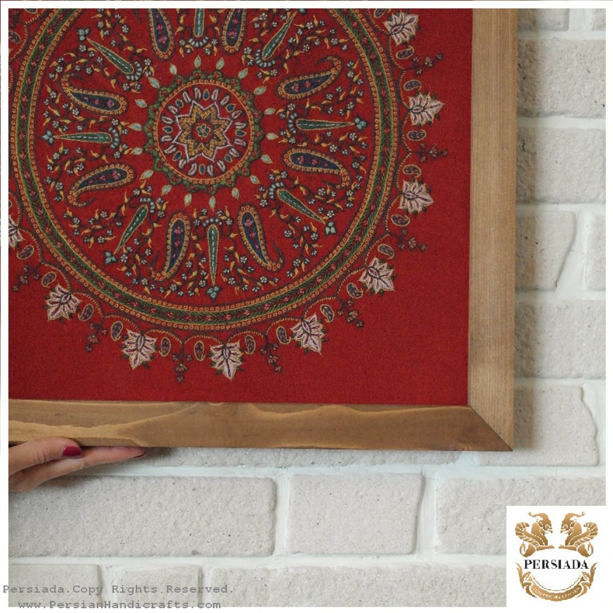 Wall Decor | Pateh Needlework | PHP1033-Persiada Persian Handicrafts