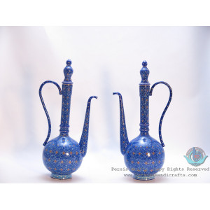 Enamel (Minakari) Eslimi Cruet Saucer - PE1108-Persian Handicrafts