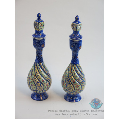 Enamel (Minakari) Slim Jug w Lid - PE1112 Enamel (Minakari) Slim Jug w Lid - PE1112