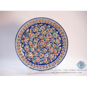 Enamel (Minakari) Wall Hanging Plate - PE1120-Persian Handicrafts