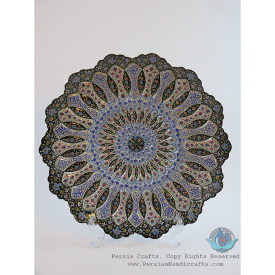 Enamel (Minakari) Eslimi Wall Hanging Plate - PE1122 Enamel (Minakari) Eslimi Wall Hanging Plate - PE1122