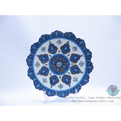 Enamel (Minakari) Eslimi Toranj Wall Hanging Plate - PE1129 Enamel (Minakari) Eslimi Toranj Wall Hanging Plate - PE1129