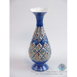 Enamel (Minakari) Eslimi Toranj Flower Vase - PE1156-Persian Handicrafts