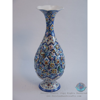 Enamel (Minakari) Protruded Toranj Flower Vase - PE1158