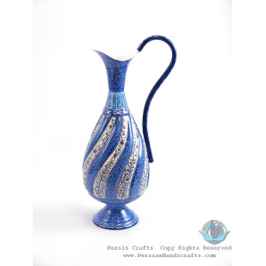 Enamel (Minakari) Eslimi Cruet Saucer - PE1166-Persian Handicrafts