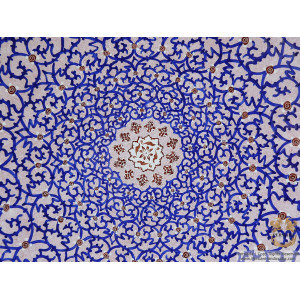 Wall Hanging Plate - Enamel Minakari | PE4101-Persian Handicrafts