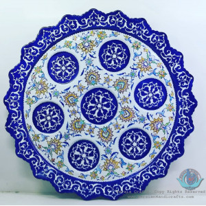 Enamel Minakari Wall Plate - PE1001-Persian Handicrafts