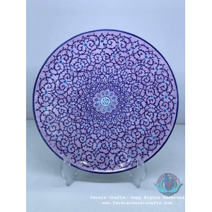 Enamel (Minakari) Wall Hanging Plate - PE1018-Persian Handicrafts