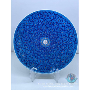 Enamel (Minakari) Wall Hanging Plate - PE1029-Persian Handicrafts