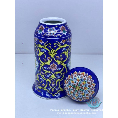 Unique Minakari Tea Mug with Lid - PE1037