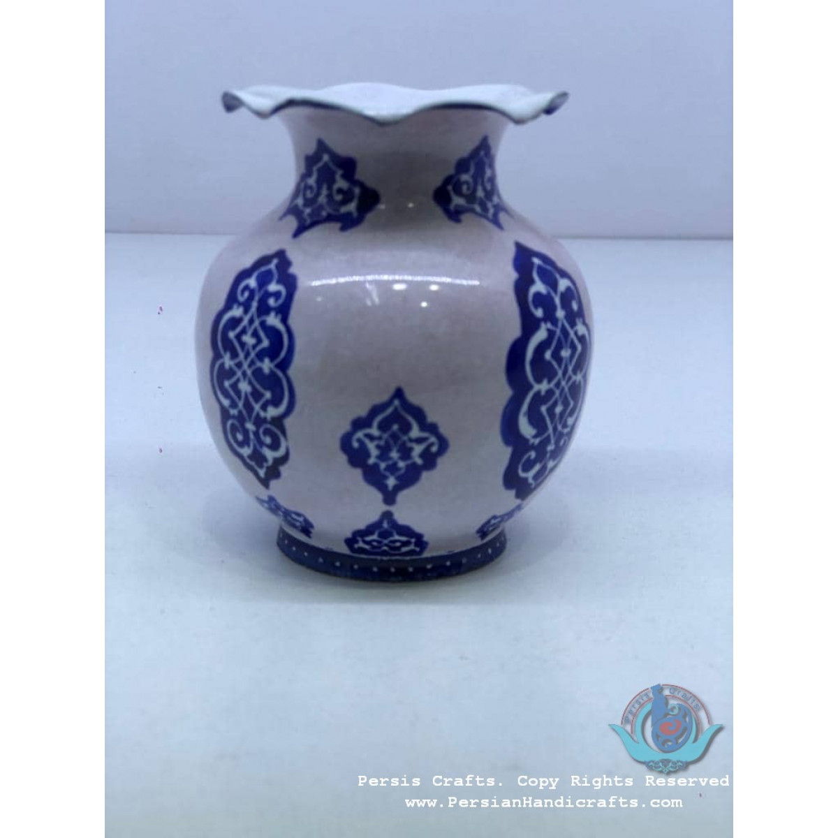 Enamel (Minakari) Mini Flower Vase - PE1041-Persian Handicrafts