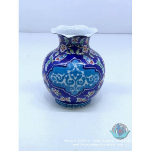 Enamel (Minakari) Mini Flower Vase - PE1042-Persian Handicrafts