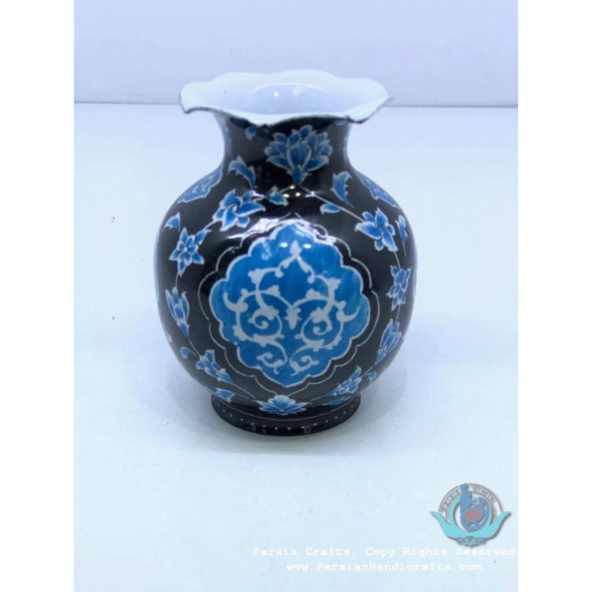 Enamel (Minakari) Mini Flower Vase - PE1044-Persian Handicrafts