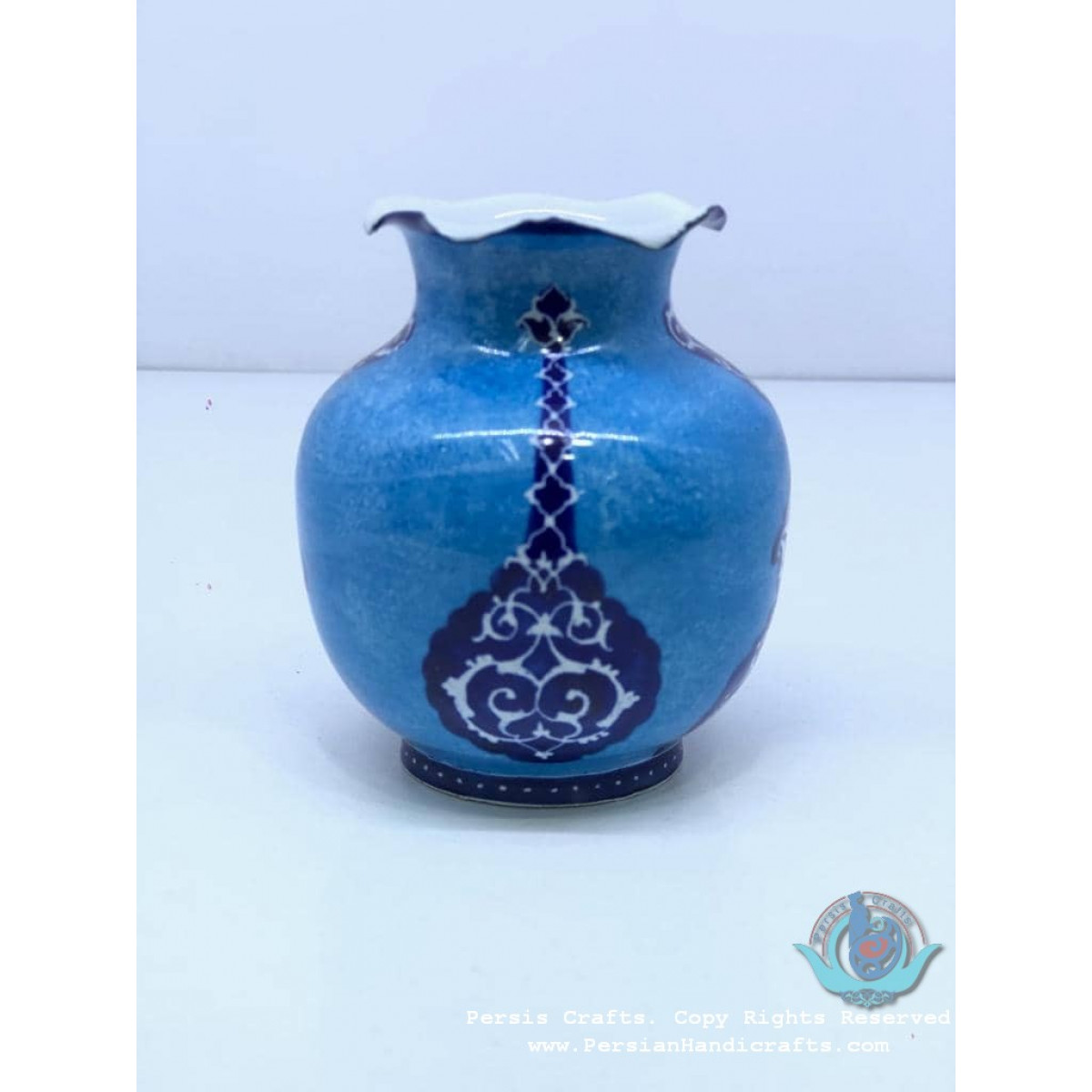 Enamel (Minakari) Mini Flower Vase - PE1045-Persian Handicrafts