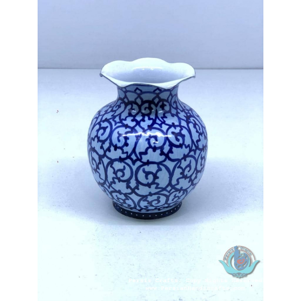 Enamel (Minakari) Mini Flower Vase - PE1048-Persian Handicrafts