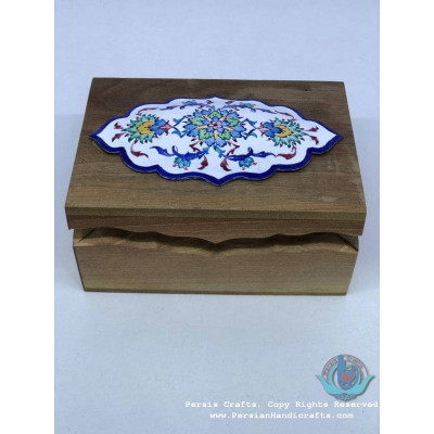 Wooden Jewelry Box | Minakari On Detachable Lid | PE1060
