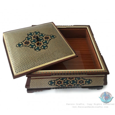 Khatam Wood Marquetry Candy Box - PKH1021