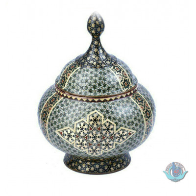 Khatam on Copper Candy Bowl Dish - PKH1025 Khatam on Copper Candy Bowl Dish - PKH1025