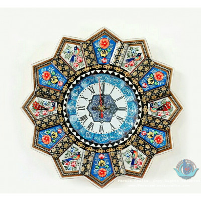 Khatam Marquetry Wall Clock - PKH1026