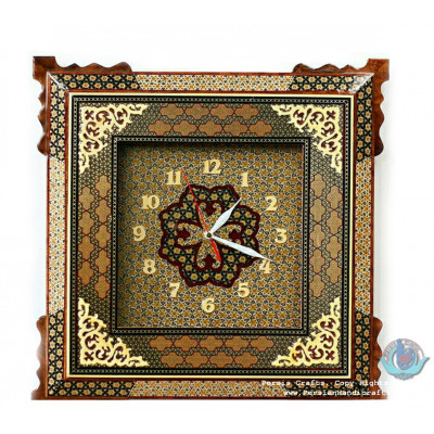 Khatam Marquetry Wall Clock - PKH1028