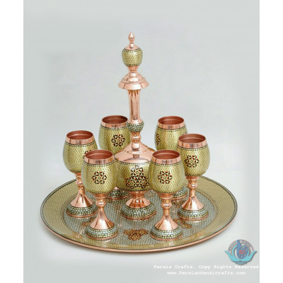 Khatam Marquetry on Copper Traditional Samovar Tea Maker - PKH1032 Khatam Marquetry on Copper Traditional Samovar Tea Maker - PKH1032