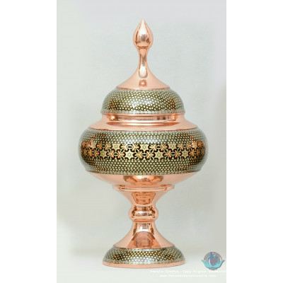 Khatam Marquetry Pedestal Dish - PKH1034 Khatam Marquetry Pedestal Dish - PKH1034
